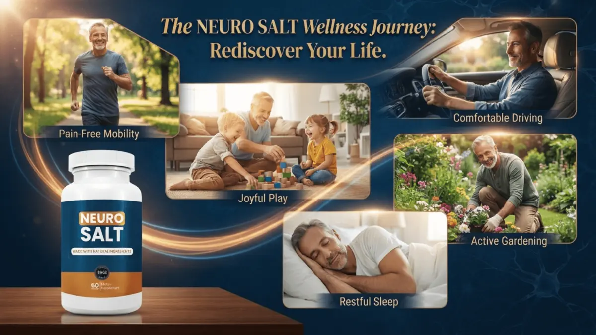 NeuroSalt benefits for pain free mobility restful sleep and comfort